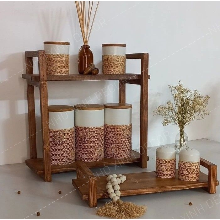 Kệ gia vị, kệ để đồ đa năng, kệ treo tường, để bàn. Kệ bàn trà