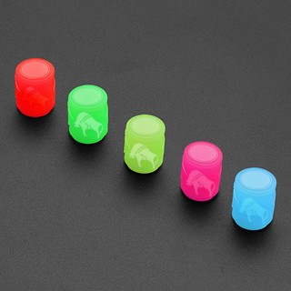 Bộ 4 Nắp Van Bánh Xe TRÂU HÚC Dạ Quang Phát Sáng, Bằng Nhựa ABS, Chống Nước, Chống Bụi - Dùng Cho Cả Ô Tô, Xe Máy