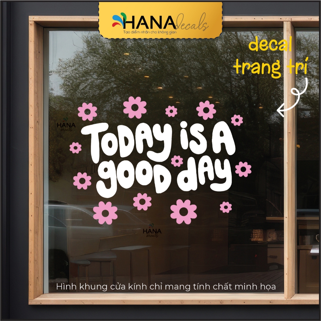 Decal Sticker Trang Trí Chữ Quote 
