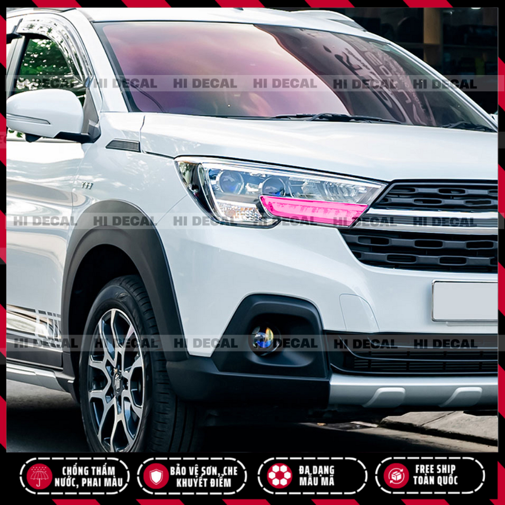 Decal dán đèn Suzuki XL7, Tem trang trí xe chống nước, bền màu, chịu nhiệt tốt