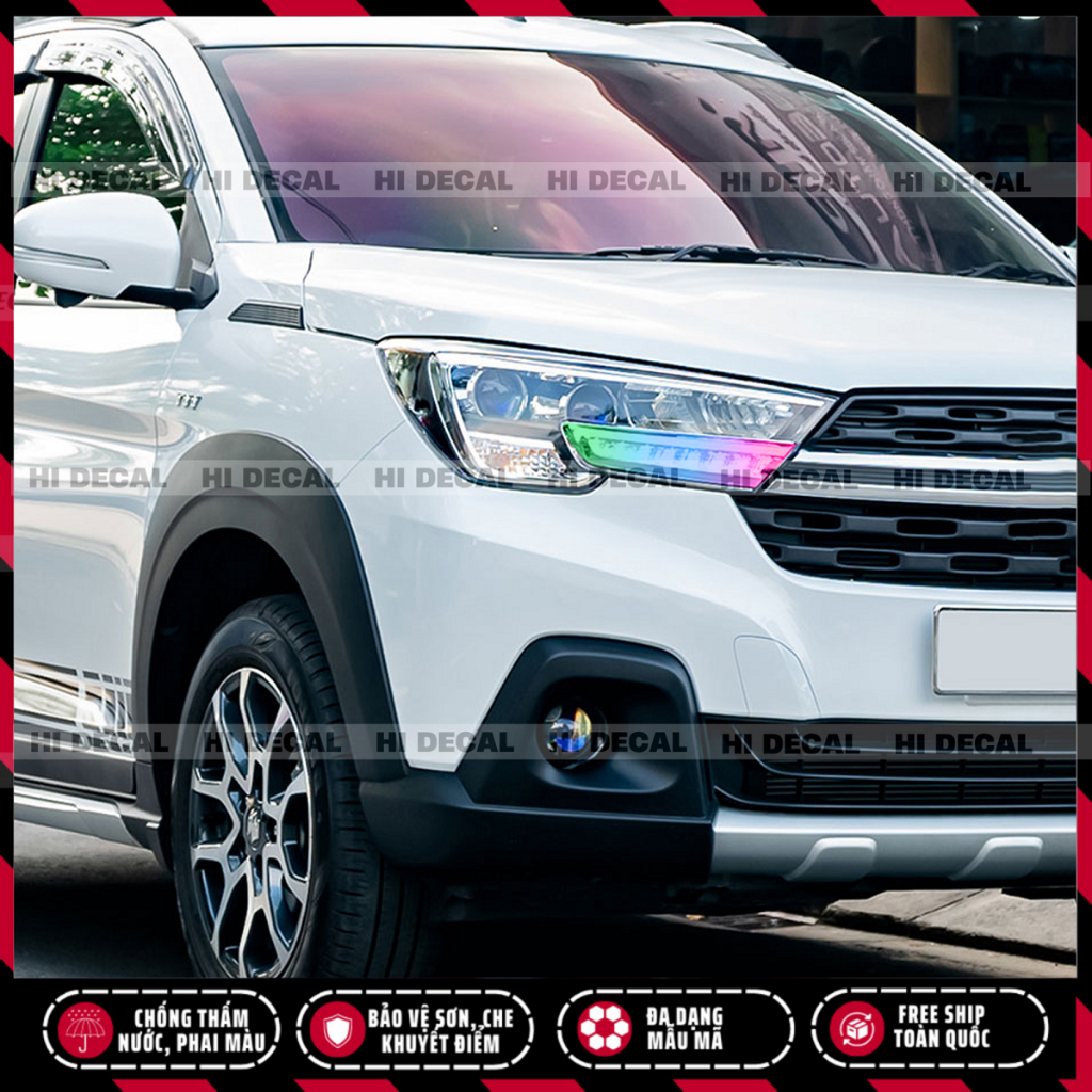 Decal dán đèn Suzuki XL7, Tem trang trí xe chống nước, bền màu, chịu nhiệt tốt