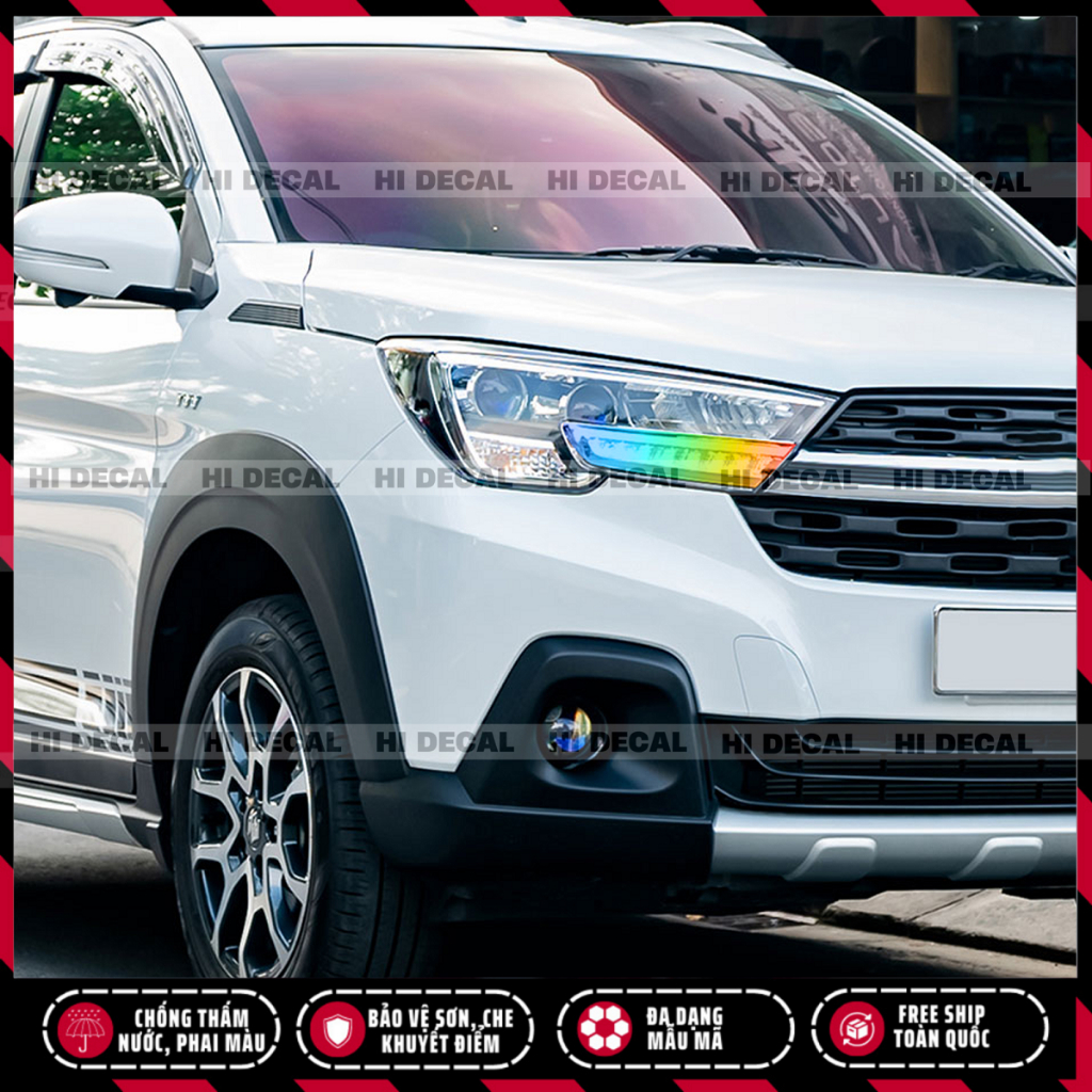Decal dán đèn Suzuki XL7, Tem trang trí xe chống nước, bền màu, chịu nhiệt tốt