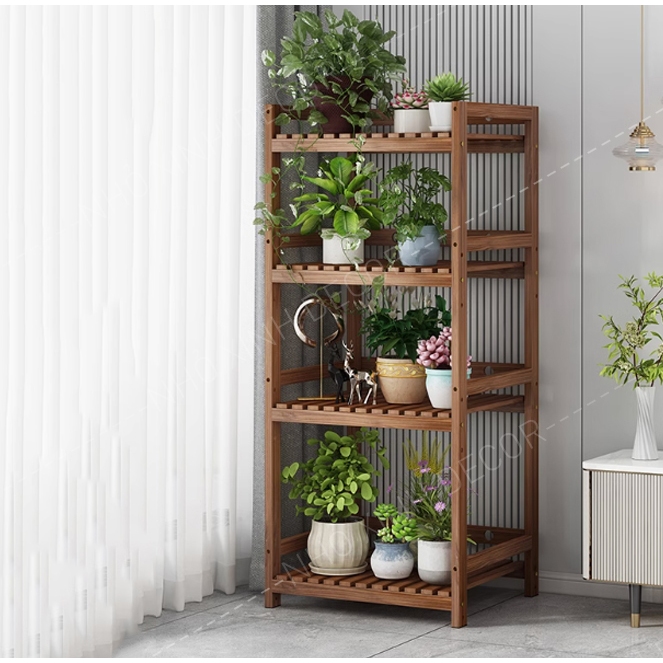Kệ để cây cảnh mini kệ sen đá, cây xương rồng. Kệ decor trang trí 4 tầng