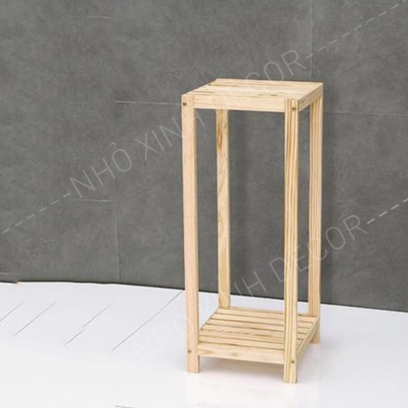 Kệ để chậu cây cảnh kệ sen đá, cây xương rồng. Kệ decor trang trí 1 tầng và 2 tầng
