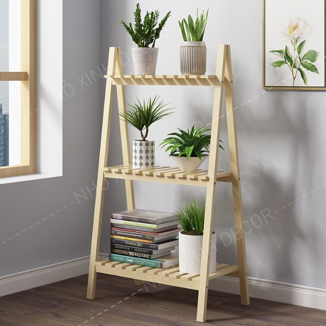 Kê chữ A 3 tầng đa năng, trang trí decor, kệ sách để sách, kệ để cây cảnh mini