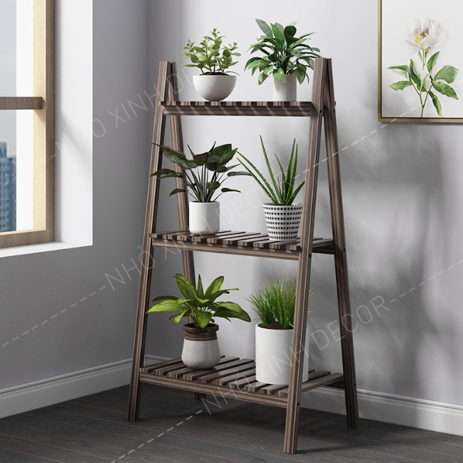 Kê chữ A 3 tầng đa năng, trang trí decor, kệ sách để sách, kệ để cây cảnh mini