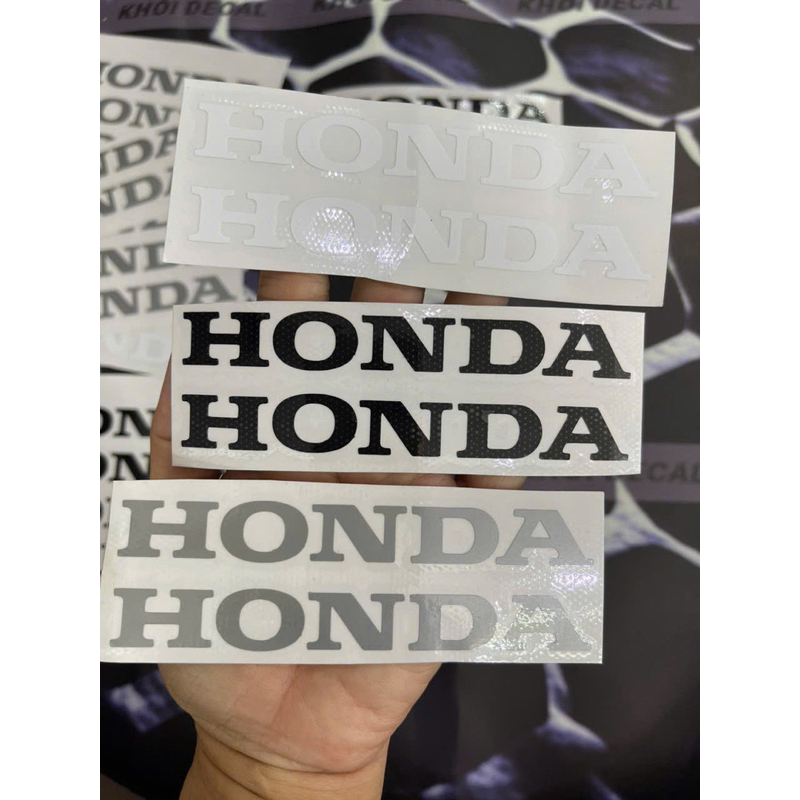 Tem honda 11cm chuẩn mẫu Zin nét( dán bửng xe airblade…)/1 cặp