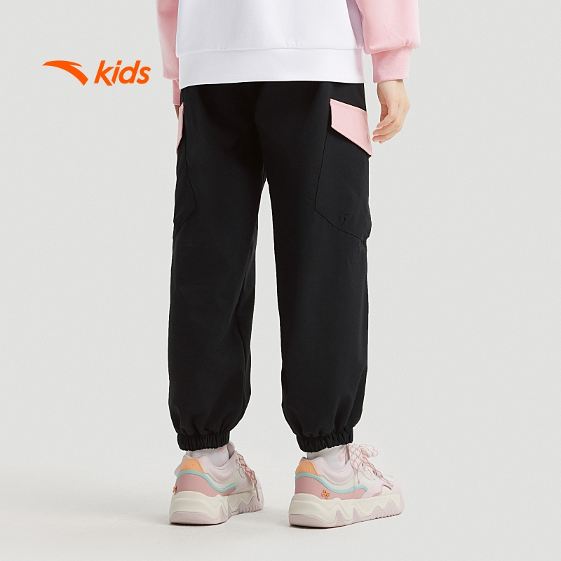 Quần dài thể thao bóng rổ bé gái Anta Kids 3624C1501