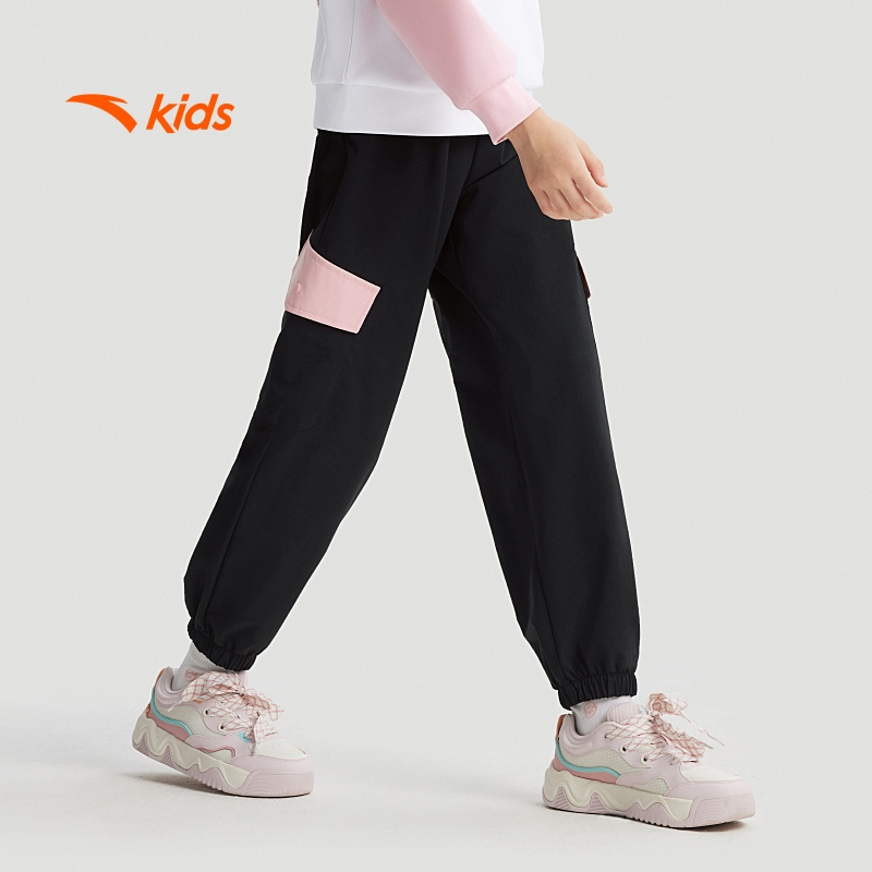 Quần dài thể thao bóng rổ bé gái Anta Kids 3624C1501