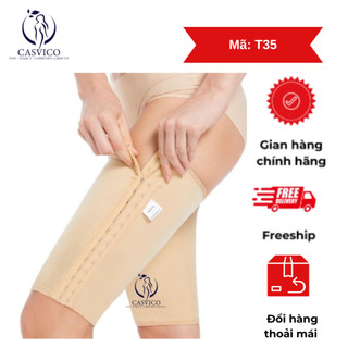[2 chiếc, 1 đôi] Gen định hình bắp đùi có 3 hàng móc tăng size - 8035