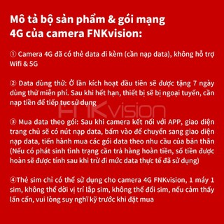 [FNKvision] Camera năng lượng mặt trời 4G Yoosee, 2 mắt 12MP D38Z/4G , xoay chuyển quan sát 360 độ, bảo hành 12 tháng
