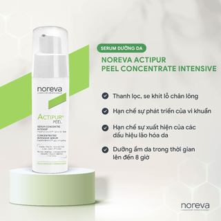 Serum Noreva Actipur Peel Concentrated 30ml – Kiềm Dầu, Giảm Mụn Cho Da Dầu Mụn & Da Nhạy Cảm