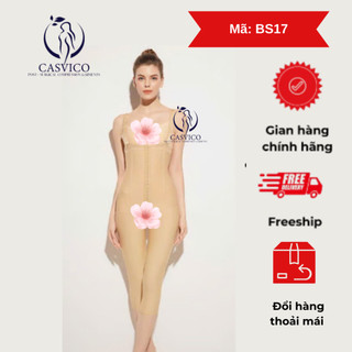 Quần định hình bụng đùi 2 lớp vải có lỗ vệ sinh BS017