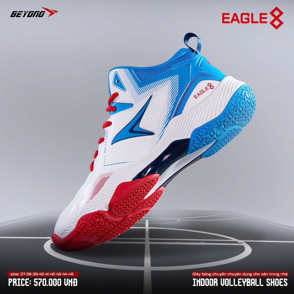 Giày bóng chuyền Beyono Eagle 8 - Form dáng hiện đại Màu sắc thời ...