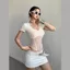 Áo bodysuit nữ Sicily áo liền quần tay ngắn cổ tim BODYSUIT12