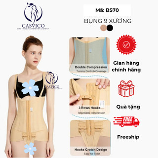 [Hàng loại 1] GIÁ LẺ RẺ NHƯ SỈ Gen định hình bụng lưng BS70 - 8070 vải y tế kháng khuẩn