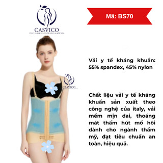 [Hàng loại 1] GIÁ LẺ RẺ NHƯ SỈ Gen định hình bụng lưng BS70 - 8070 vải y tế kháng khuẩn