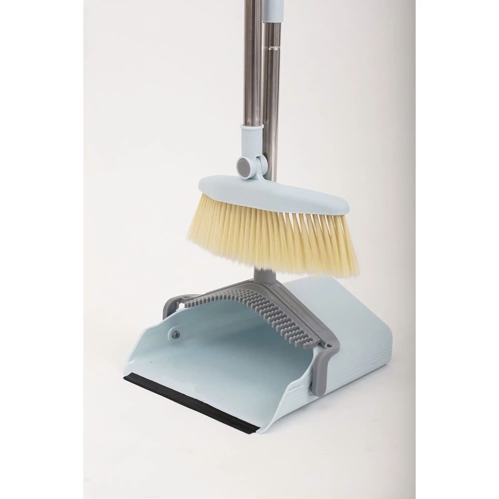 Bộ chổi kèm đồ hốt LocknLock Broom And Dustan Set ETM976 màu xanh - K-MALL
