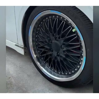 Bộ 22 Miếng Dán Phản Quang 7 Màu Trang Trí Vành Bánh Xe Ô Tô, Xe Máy