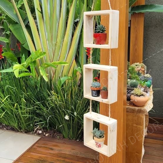 Kệ treo decor cây cảnh mini, kệ sen đá, xương rồng, tiểu cảnh treo tường, để bàn