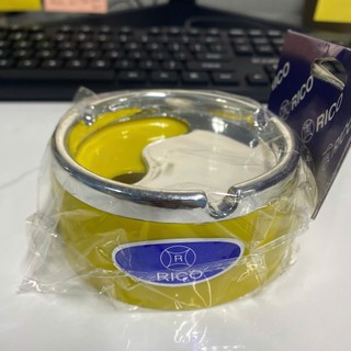 Gạt tàn Rico - Gạt tàn nắp xoay inox nhiều màu dày dặn, chắc chắn