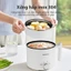 Nồi điện đa năng Samono SW-DG04S lẩu điện 1.5L chống dính, 3 mức nhiệt 150W &450W & hotpot, kèm xửng hấp inox