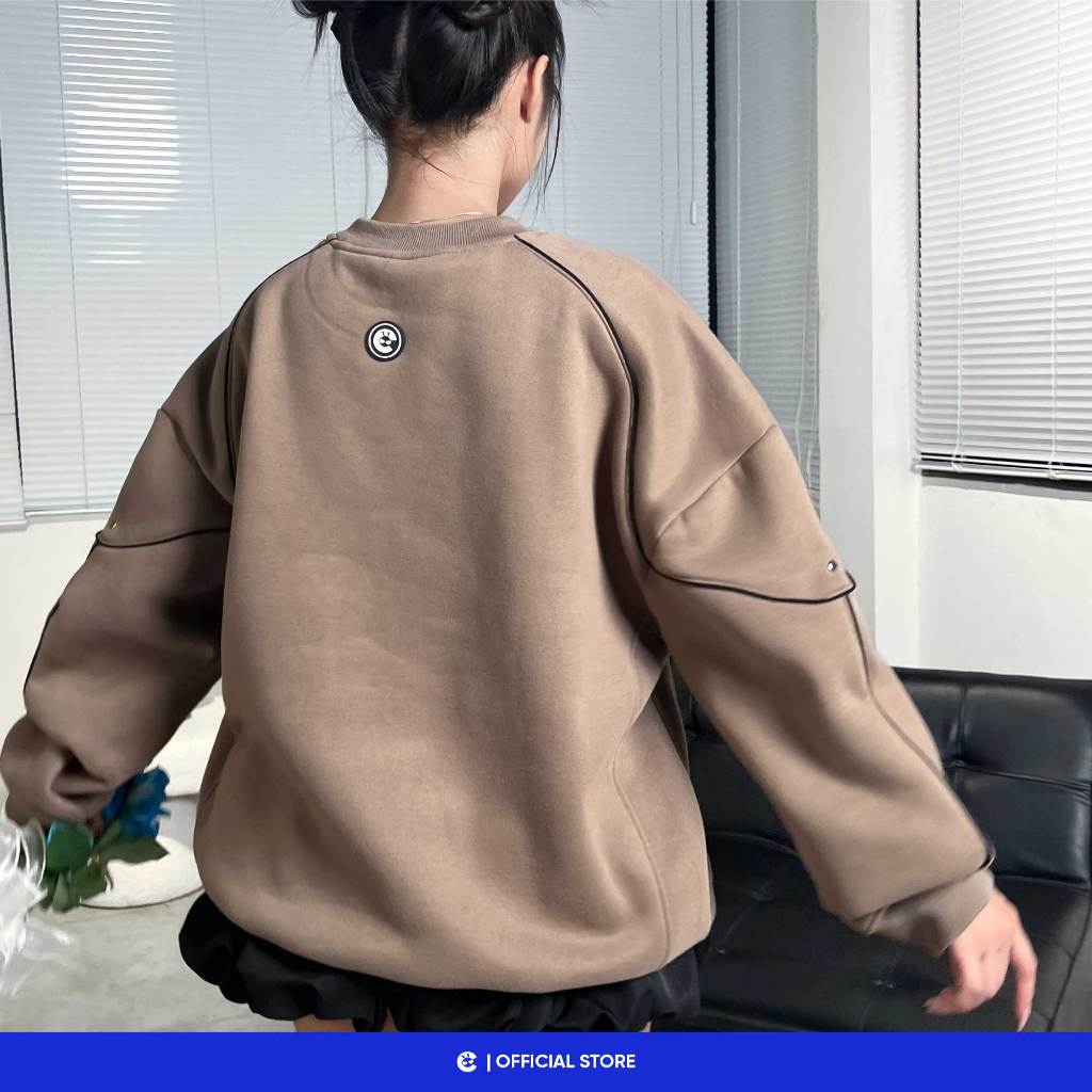 Áo sweater nam nữ đôi nỉ bông dày mùa thu đông Local Brand Chính Hãng City Cycle Áo Sweater Meteor