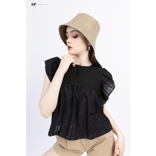 Áo Kiểu Nữ Dễ Thương JP FASHION Tay Cánh Tiên Dáng Rộng, Áo Kiểu Nữ Hàn Quốc Tiểu Thư Vải Kate Freesize < 65kg 10609493