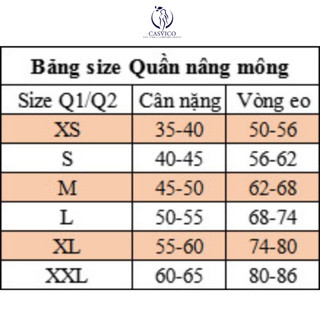 Quần nâng mông zip kéo đáy dễ dàng đi vệ sinh