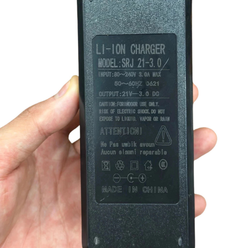 Sạc Nhanh Adapter 3A Starker - Sạc 2 Pin Cùng Lúc Cho Pin Máy Khoan, Máy Bulong Pin Mạch Có Quạt Tản Nhiệt