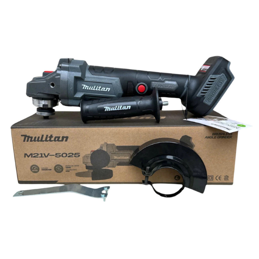 Thân Máy Mài Pin Mulitan M21V-5025 Động Cơ Không Chổi Than Chân Pin Phổ Thông