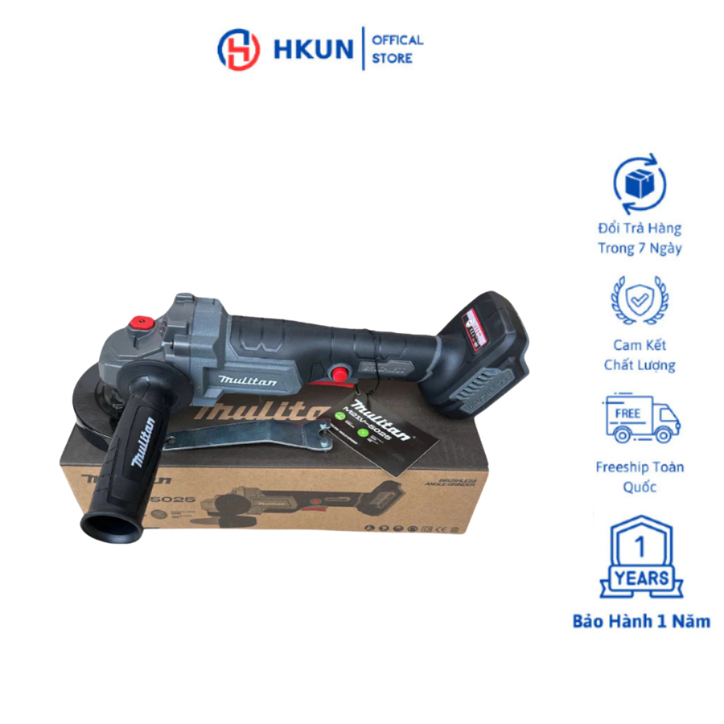 Thân Máy Mài Pin Mulitan M21V-5025 Động Cơ Không Chổi Than Chân Pin Phổ Thông