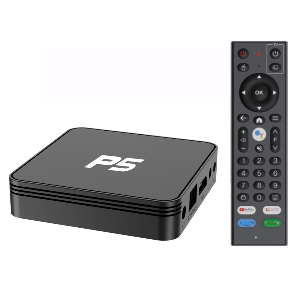 TV Box P5 - Android TV 10, CPU H313, RAM 2GB, ROM 8GB - Kèm Ứng Dụng ...