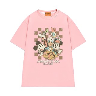 Áo Thun Hoạt Hình NGỐ TEE Disney Mickey & Co EST 1928 Chất Vải Cotton 75 Thoáng Mát