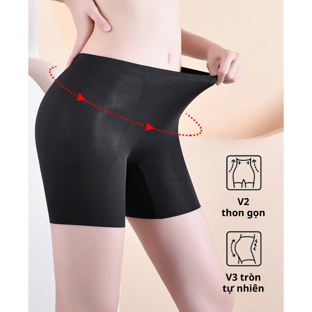 Quần Độn Hông Và Mông 2in1 Cao Cấp Nâng Đẩy Tạo Form Vòng 3 Căng Tròn Sexy Chống Cuộn Gập Không Lộ Miếng Mút 1212
