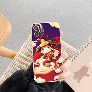 Ốp lưng iphone cạnh vuông bảo vệ camera Rắn lụa đỏ ip 6/8/7/plus/x/xr/xsmax/11/12/13/14/15/16/ pro max - e6955