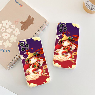 Ốp lưng iphone cạnh vuông bảo vệ camera Rắn lụa đỏ ip 6/8/7/plus/x/xr/xsmax/11/12/13/14/15/16/ pro max - e6955