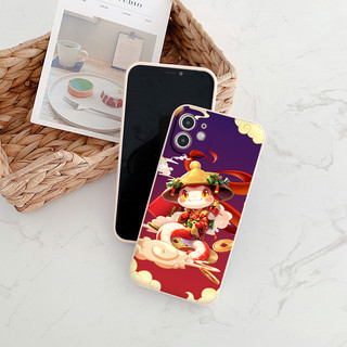 Ốp lưng iphone cạnh vuông bảo vệ camera Rắn lụa đỏ ip 6/8/7/plus/x/xr/xsmax/11/12/13/14/15/16/ pro max - e6955