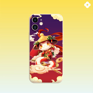 Ốp lưng iphone cạnh vuông bảo vệ camera Rắn lụa đỏ ip 6/8/7/plus/x/xr/xsmax/11/12/13/14/15/16/ pro max - e6955