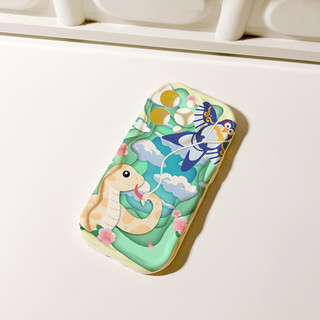 Ốp lưng iphone cạnh sóng nổi Rắn đáng yêu dành cho ip 6/7/8/plus/x/xr/xs/11/12/13/14/15/16/pro max sk2109
