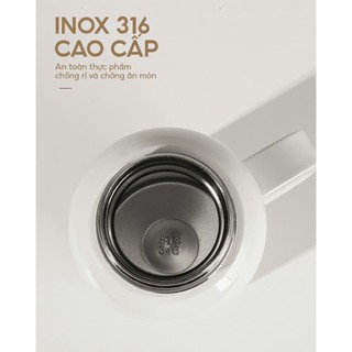 Bình giữ nhiệt Osamu 820ml inox 316 miễn phí khắc tên Fan House bình đựng nước giữ nhiệt 24h màn led