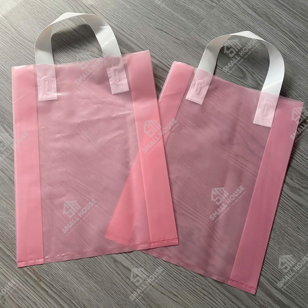 1KG TÚI XOÀI HỒNG MỜ CÓ QUAI ÉP , MÀU ĐẸP , DỄ THƯƠNG
