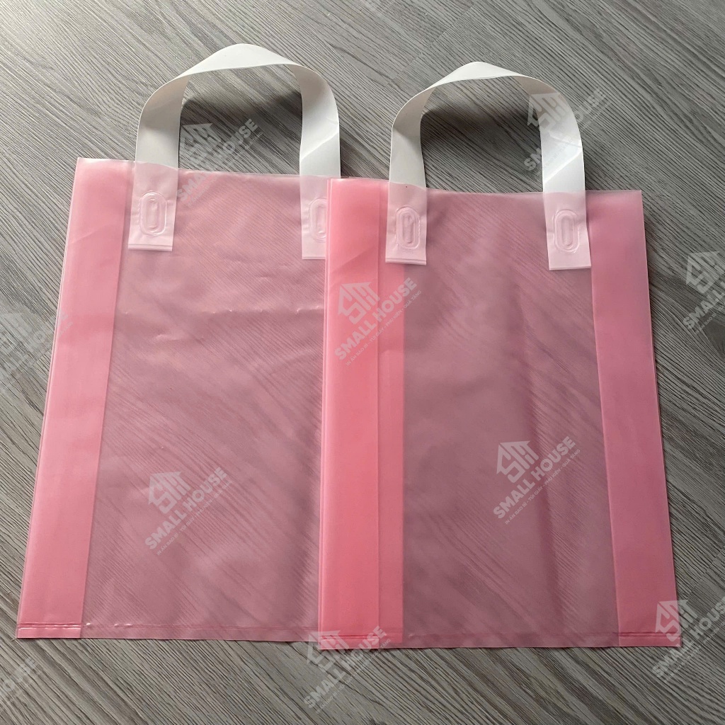 1KG TÚI XOÀI HỒNG MỜ CÓ QUAI ÉP , MÀU ĐẸP , DỄ THƯƠNG