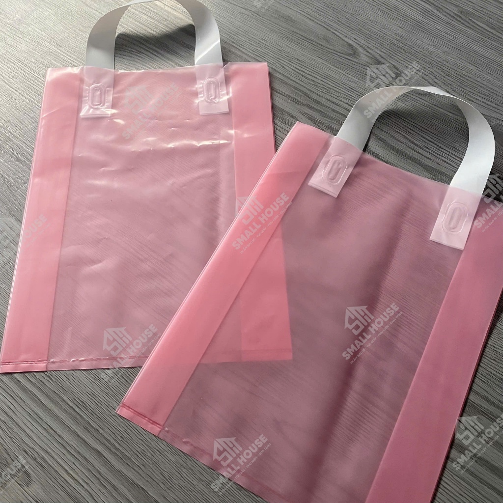 1KG TÚI XOÀI HỒNG MỜ CÓ QUAI ÉP , MÀU ĐẸP , DỄ THƯƠNG