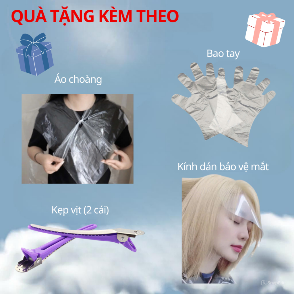 Kem Duỗi Tóc - Kem dập tóc tại nhà siêu thẳng siêu bóng REDLIFE NANO Collagen 500ml | Thuốc nhuộm tóc Hiền Thục