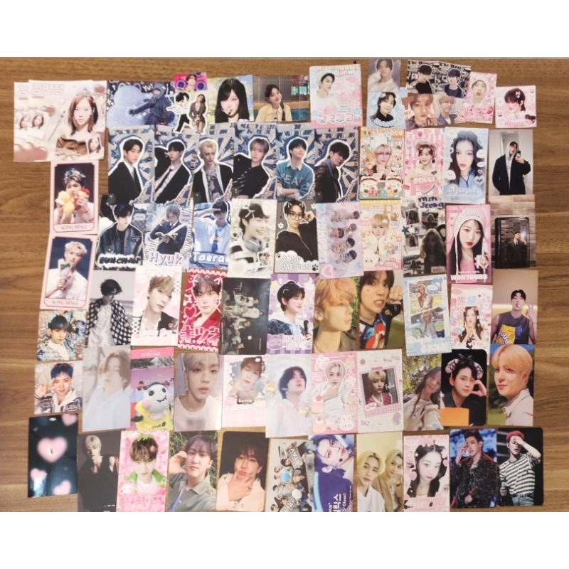 LUCKY BOX CARD/STICKER KPOP (aespa, straykids, blackpink, txt, ive ...