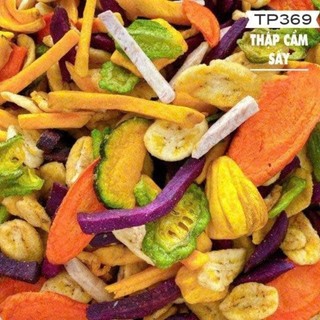 Đặc sản Đà Lạt,Thập Cẩm Trái Cây - Rau Củ Sấy Giòn - Hàng loại 1,chất lượng xuất khẩu