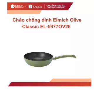 Chảo chống dính Elmich Olive Classic EL-5977OV Size 20, 24, 26cm