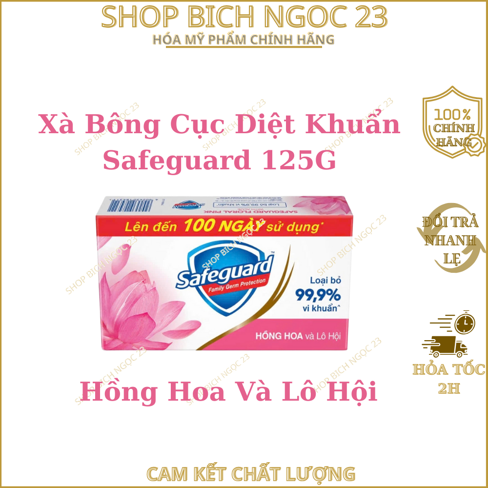 Xà Bông Cục Diệt Khuẩn Safeguard 115g tuỳ đợt tặng 125G