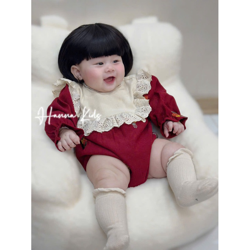 Bodysuit Thu Đông Tiểu Thư Điệu Đà - Hoàn Hảo Cho Bé Diện Tết | Tiệm Nhà Bơ